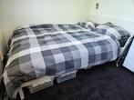 Te koop 2 persoonsbed Ikea Askvoll, Huis en Inrichting, Ophalen, Wit, Tweepersoons, 140 cm