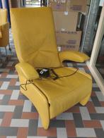 Relax fauteuil - leer - elektrisch verstelbaar, Ophalen, Minder dan 75 cm, Leer, Zo goed als nieuw