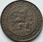 Een cent 1907 topkwaliteit!, Postzegels en Munten, Munten | Nederland, Ophalen of Verzenden, Koningin Wilhelmina, 1 cent, Losse munt