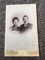 CDV, Man/Vrouw, H. v.d. Schoot, Tilburg, Carte de Visite, Verzamelen, Foto's en Prenten, Ophalen of Verzenden, Voor 1940, Gebruikt