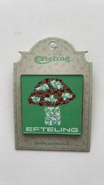 Efteling pin Efteling paddenstoel op kaartje, Ophalen of Verzenden, Nieuw, Button of Speldje