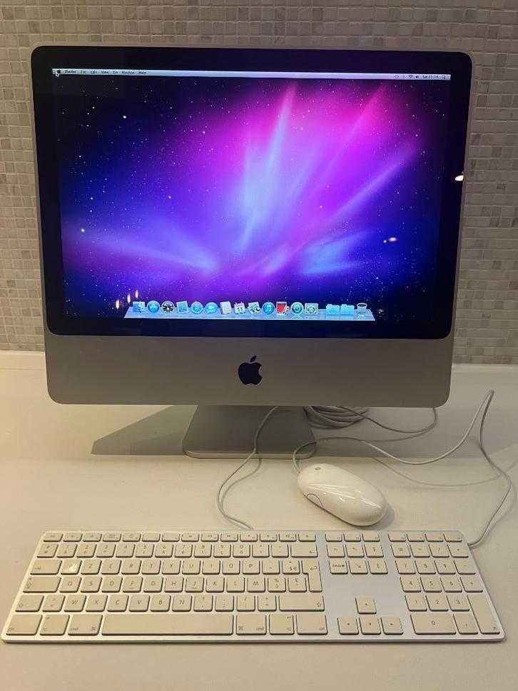 iMac 20" (Mid 2007) Core 2 Duo 2.4GHz, 2GB SDRAM, 320GB HDD, Computers en Software, Apple Desktops, Gebruikt, iMac, HDD, 2 tot 3 Ghz