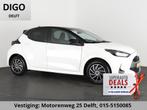 Toyota Yaris 1.5 HYB 1e EIG GARANTIE TOT 11-2032* BLACK & WH, Gebruikt, Euro 6, Wit, Bedrijf