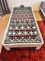 Auping Auronde wit 90x200cm + Tempur elektrische lattenbodem, Ophalen, 90 cm, Eenpersoons, Wit