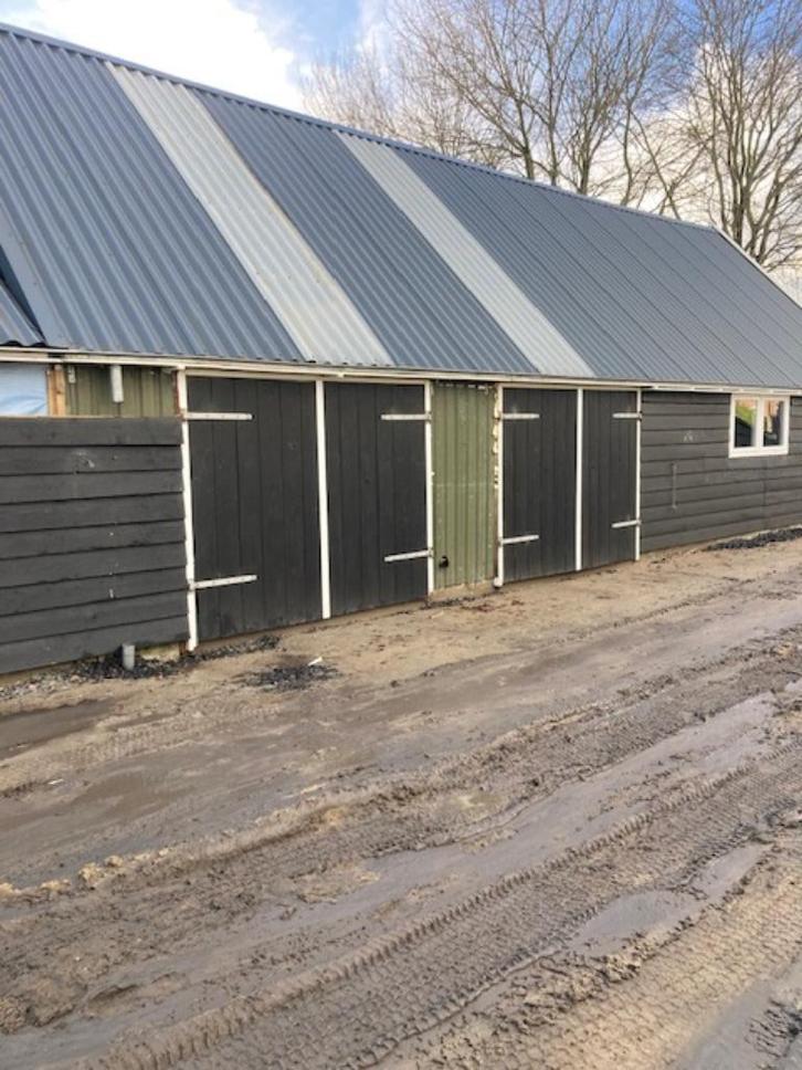 schuurdeuren watervast multiplex 22 mm / gewol/ rabat, Doe-het-zelf en Verbouw, Deuren en Horren, Gebruikt, Garagedeur, 200 tot 215 cm