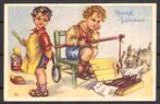 Kinderen - Hartelijk Gefeliciteerd, Verzenden, 1940 tot 1960, Ongelopen, Kinderen