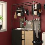 IKEA kitchenette  met magnetron, Ophalen, Zwart, Overige typen, Zo goed als nieuw