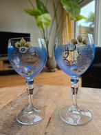 Wijnglazen, uniek beschilderd, 6 stuks, Verzamelen, Glas en Borrelglaasjes, Ophalen of Verzenden, Nieuw, Overige typen