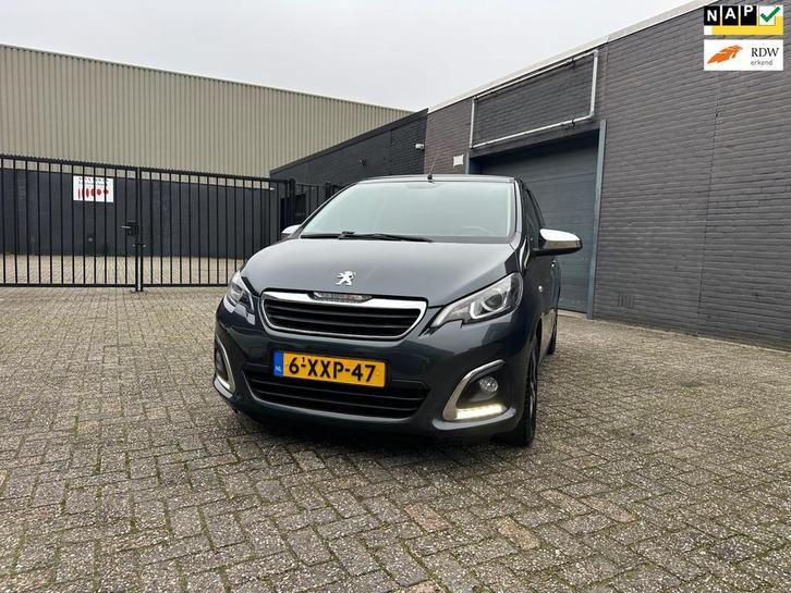 Peugeot 108 1.0 e-VTi Première Top Camera Clima Leer Led Ke, Auto's, Peugeot, Bedrijf, Te koop, ABS, Achteruitrijcamera, Airbags