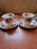 Springfield thee kop en schotel, bone china, 2x dames, Ophalen of Verzenden