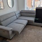 Hoekbank met opbergruimte en elektrisch verstelbaar diepte, Huis en Inrichting, Banken | Complete zithoeken, Ophalen, Gebruikt