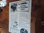 Advertentie van Erdal schoencreme prijsvraag pelikaan 1951, Ophalen of Verzenden, Gebruikt, Overige typen