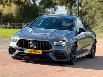 Mercedes CLA AMG 45 S 2022 421pk 4MATIC+ AMG NIGHT PANO beschikbaar voor biedingen