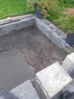 45 stuks.  U beton blokken. 30brx 30 brx 40 cm hoo, Ophalen, Gebruikt, Blok, Beton