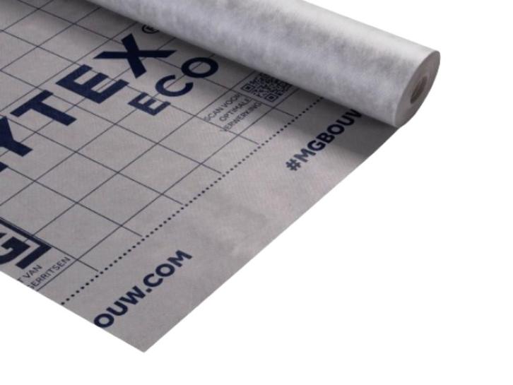 Polytex Eco waterkerend dampopen 1.5x50 meter, Doe-het-zelf en Verbouw, Zeil en Folie, Nieuw, Folie, 15 m² of meer, Ophalen