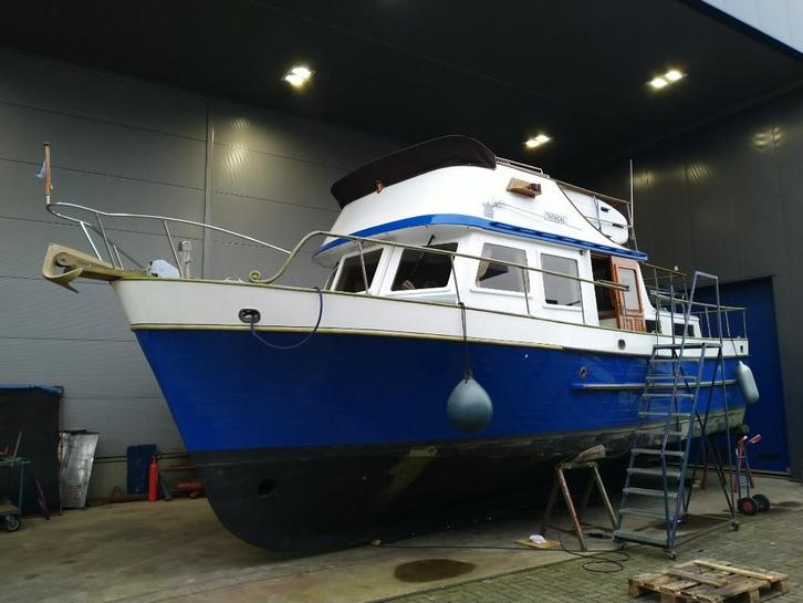 Eurobanker Trawler, Watersport en Boten, Motorboten en Motorjachten, Gebruikt, Polyester, 12 meter of meer, Diesel, Binnenboordmotor
