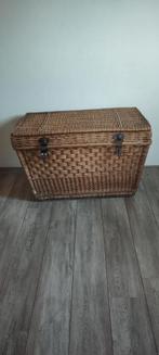 Prachtige grote rieten bakkers mand, Ophalen, Minder dan 50 cm, 50 tot 100 cm, Zo goed als nieuw