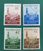 Cour Internationale de Justice 1951 D27-D30, Postzegels en Munten, Postzegels | Nederland, Verzenden