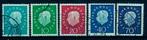 Duitsland 1959 Freimarken Heuss Mi 302 tm 306 gebruikt, Verzenden, BRD, Gestempeld