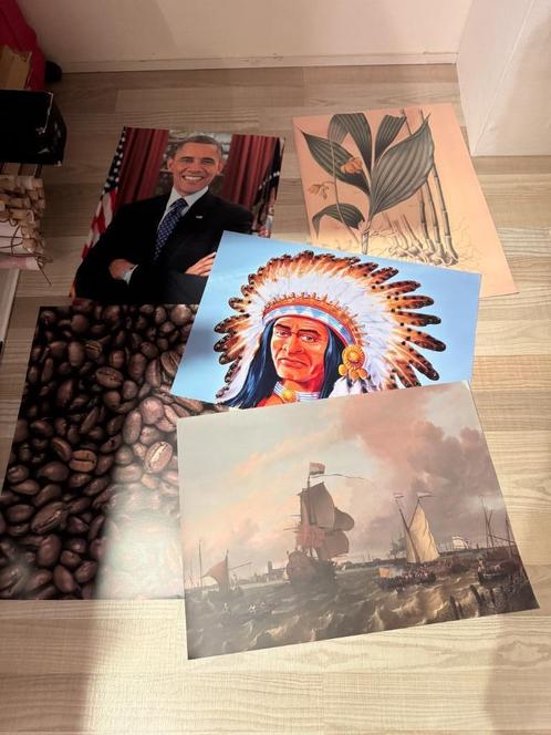 Partij posters 70x50 | 1000+ vintage, foto, design, Verzamelen, Posters, Nieuw, Overige onderwerpen, A1 t/m A3, Rechthoekig Liggend