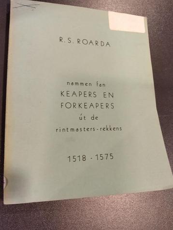 Nr. 407 R.S. Roarda, nammen fan Keapers en Forkeapers út de  beschikbaar voor biedingen