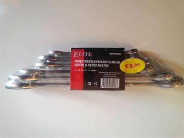 ELITE Ringsteeksleutel Set 6-Delig [NIEUW] beschikbaar voor biedingen