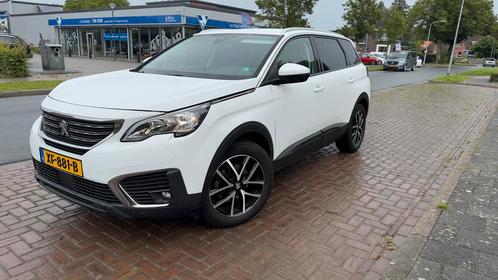 Peugeot 5008 1.2 Puretech 130pk S&S Eat8 2019 Wit, Auto's, Peugeot, Particulier, 360° camera, ABS, Achteruitrijcamera, Adaptive Cruise Control