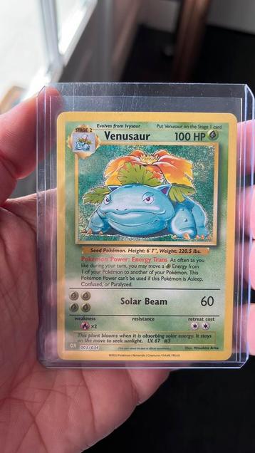 Venusaur en blastoise Pokemon kaarten  beschikbaar voor biedingen
