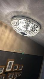 Plafondlamp met kristallen, Huis en Inrichting, Lampen | Plafondlampen, Ophalen of Verzenden, Zo goed als nieuw