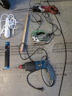 Klopboormachine, Decoupeerzaag, Waterpas & Reciprozaag - Set, Boormachine, Gebruikt, Ophalen of Verzenden, Variabele snelheid