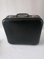 retro seventies KLM koffertje kleur zwart  37x37 cm, Ophalen of Verzenden, Overige typen