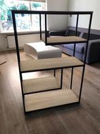 Wandkast kast beige zwart zgan ikea gamma wandmeubel, Huis en Inrichting, Kasten | Stellingkasten, Ophalen of Verzenden, Zo goed als nieuw