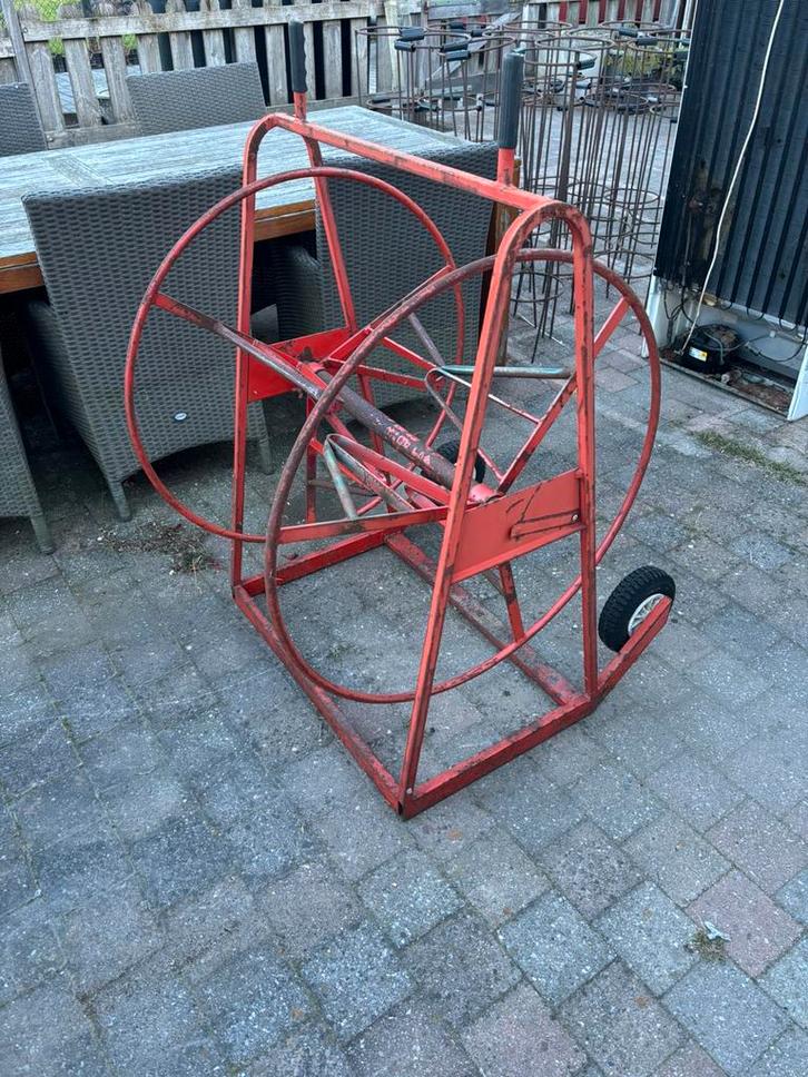 Vloerverwarming haspel, Doe-het-zelf en Verbouw, Elektra en Kabels, Gebruikt, Kabel of Snoer, Ophalen