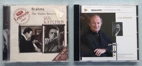 2 cd's met muziek van Brahms, Cd's en Dvd's, Cd's | Klassiek, Zo goed als nieuw, Orkest of Ballet, Romantiek, Ophalen of Verzenden