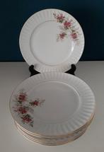 Zes Wunsiebel ontbijtborden met roosjes, Huis en Inrichting, Keuken | Servies, Ophalen of Verzenden, Zo goed als nieuw, Bord(en)