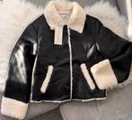 Na-kd x Belen Hostalet faux leren fur teddy sherpa jack jas, NA-KD, Verzenden, Zwart, Nieuw