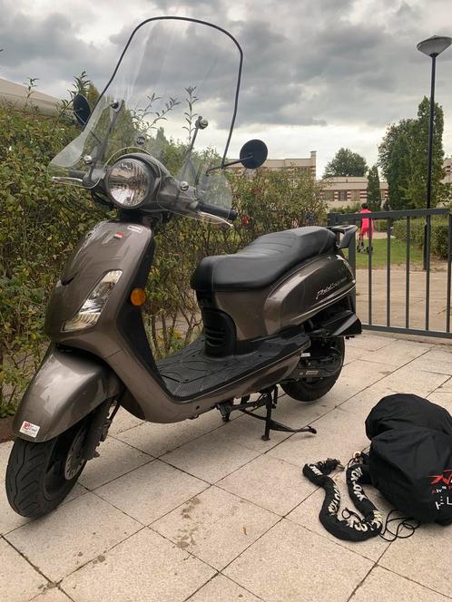 SYM FIDDLE 2 uit 2020,5700km  incl.alle ACCESSOIRES, Fietsen en Brommers, Scooters | SYM, Zo goed als nieuw, Fiddle, Maximaal 25 km/u