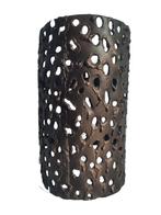Waanzinnig mooie vintage brutalist koperen wandlamp, Ophalen of Verzenden, Gebruikt, Metaal