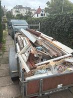 Gratis stookhout hardhouten kozijnen, Minder dan 3 m³, Ophalen, Overige houtsoorten, Blokken