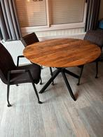 Tafel met stoelen, Huis en Inrichting, Complete eetkamers, Ophalen, 4 tot 6 stoelen