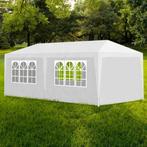 Partytent 3x6 m wit, Tuin en Terras, Partytenten, Verzenden, Partytent, Minder dan 4 meter, Zo goed als nieuw