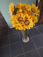 Zonnebloemen, Huis en Inrichting, Ophalen of Verzenden, Glas, Minder dan 50 cm
