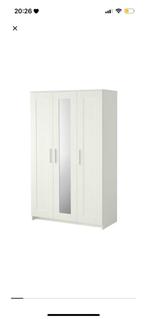 BRIMNES IKEA kledingkast wit 117x190, Huis en Inrichting, Kasten | Kledingkasten, 100 tot 150 cm, Met hangruimte, 150 tot 200 cm