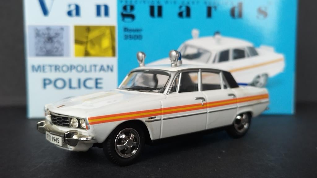 Rover 3500 police Traffic Car 1:43 Vanguards Pol, Auto, Nieuw, Info@corgiclassics.co.uk, Le19 1rl Leicester uk