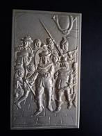 Vintage metalen luciferdooshouder groot *eureka*, Ophalen of Verzenden, Gebruikt, Overige typen