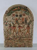 repro Egyptisch tablet wand-paneel met hiërogliefen 83x117cm, Ophalen