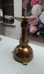 Grote Koperen Kerkkandelaar met Lekbak, Ophalen of Verzenden, Koper of Brons