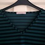 Studio Anneloes travelstof shirt 3/4 mw groen zwart M 36953, Kleding | Dames, Maat 38/40 (M), Studio Anneloes, ., Ophalen of Verzenden