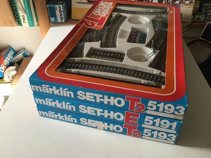 Marklin  aanvulsets E E T2., Hobby en Vrije tijd, Modeltreinen | H0, Gebruikt, Wisselstroom, Märklin, Ophalen of Verzenden