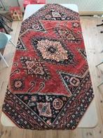 vintage wollen perzisch / oosters loper tafelkleed klassiek, 200 cm of meer, Zo goed als nieuw, Rechthoekig, Rood